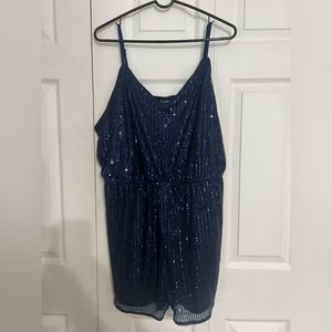 taylor swift eras navy blue sequin romper